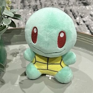 Pokemon Center 6" Squirtle Schiggy 2018 Soft Stuffed Plush Toy Doll